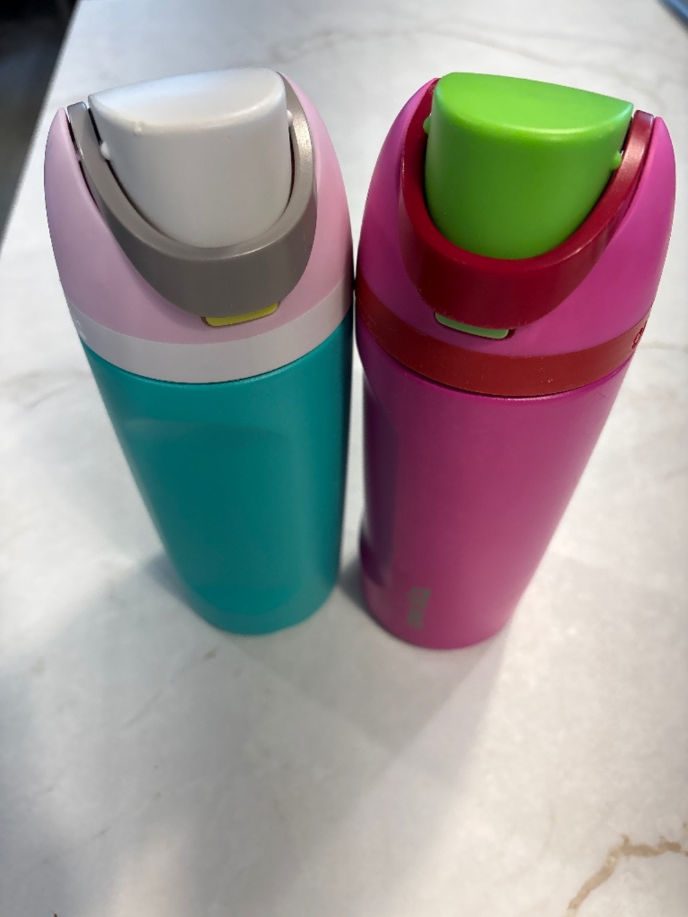 Owala 16 OZ water bottles set of two FreeSip Kids with Straw